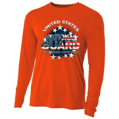 Us National Guard Always Ready Always There Army Gift Cooling Performance Long Sleeve Crew