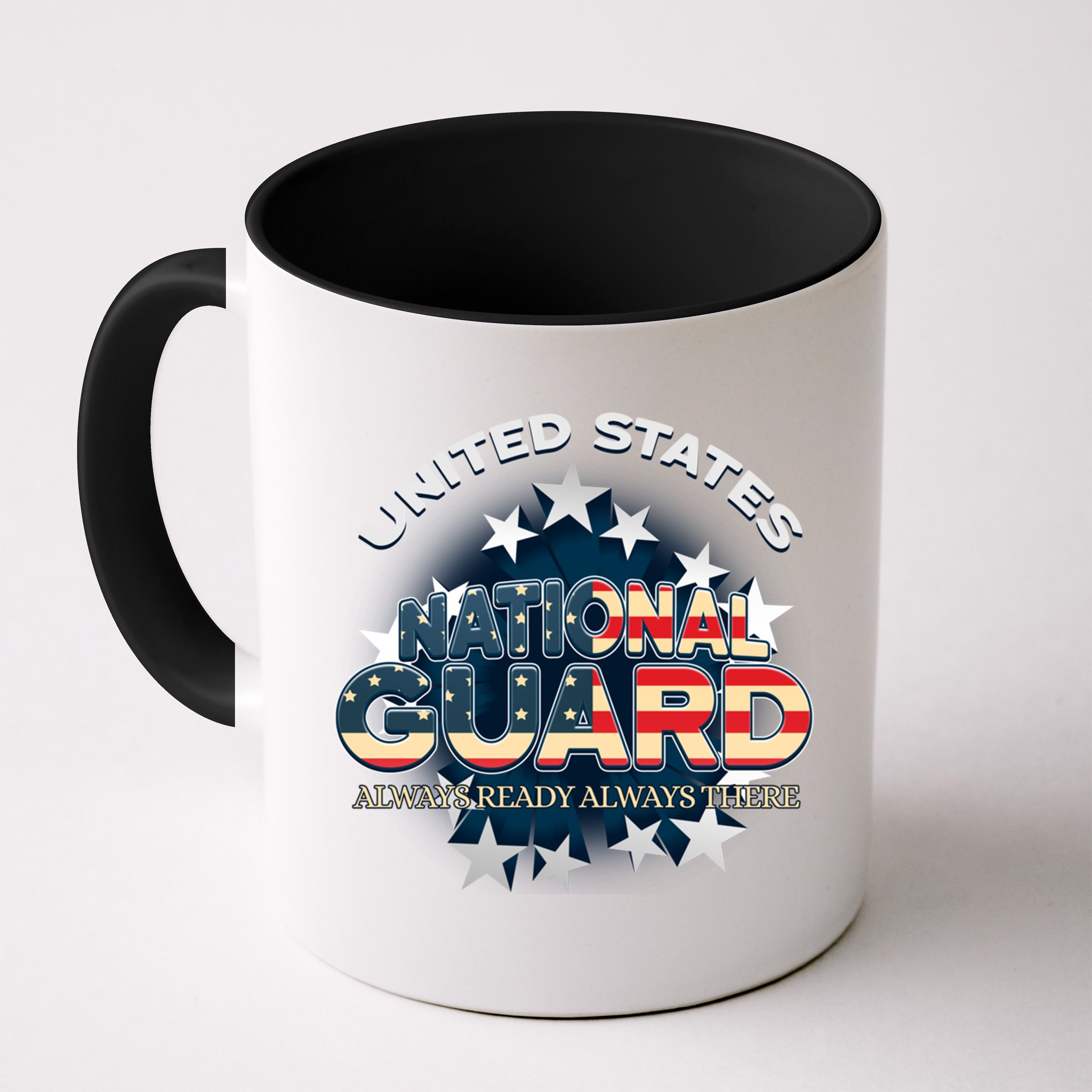 Us National Guard Always Ready Always There Army Gift Mug