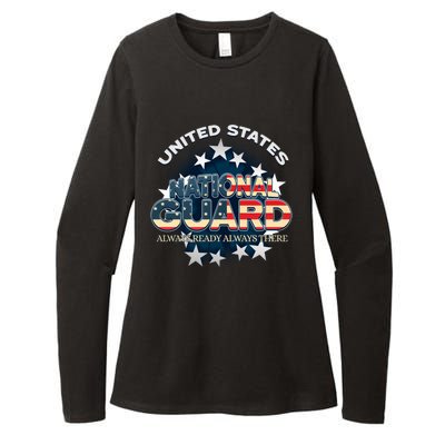 Us National Guard Always Ready Always There Army Gift Womens CVC Long Sleeve Shirt