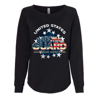 Us National Guard Always Ready Always There Army Gift Womens California Wash Sweatshirt