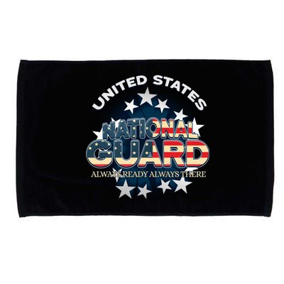 Us National Guard Always Ready Always There Army Gift Microfiber Hand Towel