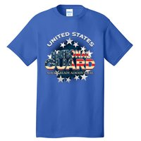 Us National Guard Always Ready Always There Army Gift Tall T-Shirt