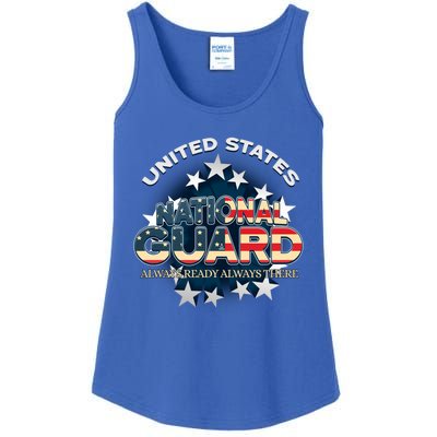 Us National Guard Always Ready Always There Army Gift Ladies Essential Tank