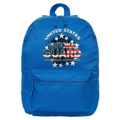 Us National Guard Always Ready Always There Army Gift 16 in Basic Backpack