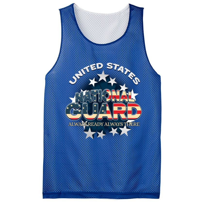 Us National Guard Always Ready Always There Army Gift Mesh Reversible Basketball Jersey Tank