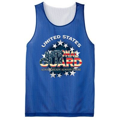 Us National Guard Always Ready Always There Army Gift Mesh Reversible Basketball Jersey Tank