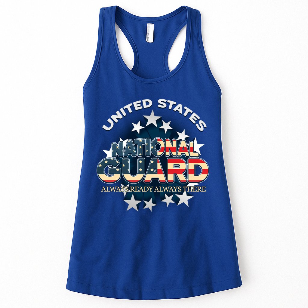 Us National Guard Always Ready Always There Army Gift Womens Tank Top
