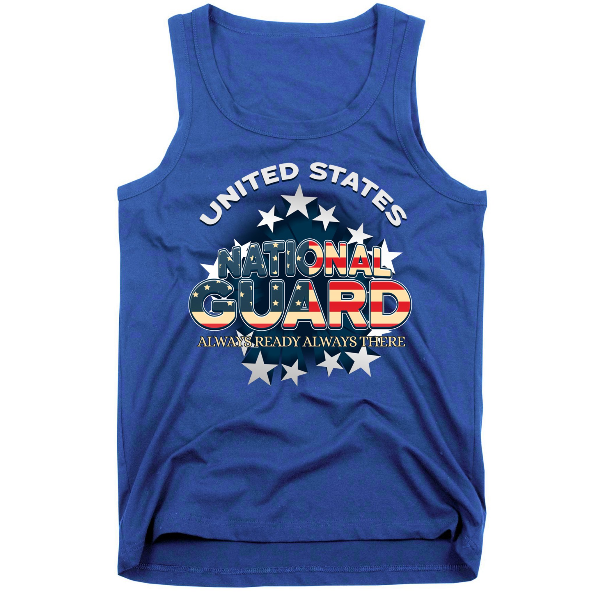 Us National Guard Always Ready Always There Army Gift Tank Top