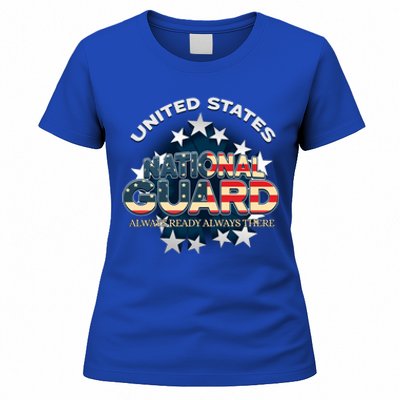 Us National Guard Always Ready Always There Army Gift Women's T-Shirt