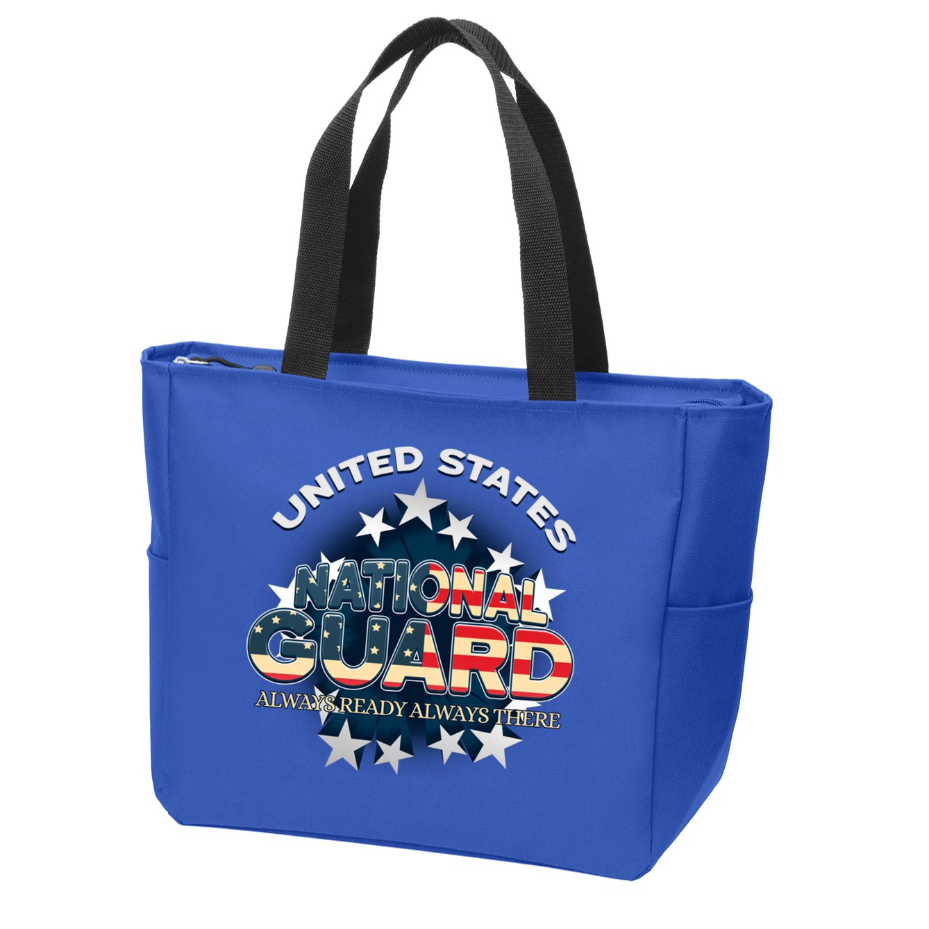 Us National Guard Always Ready Always There Army Gift Zip Tote Bag