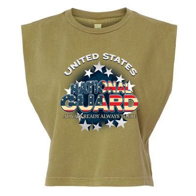 Us National Guard Always Ready Always There Army Gift Garment-Dyed Women's Muscle Tee