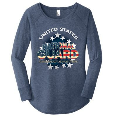 Us National Guard Always Ready Always There Army Gift Women's Perfect Tri Tunic Long Sleeve Shirt