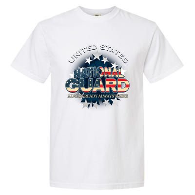 Us National Guard Always Ready Always There Army Gift Garment-Dyed Heavyweight T-Shirt