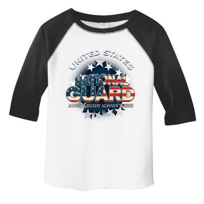 Us National Guard Always Ready Always There Army Gift Toddler Fine Jersey T-Shirt