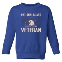 Us National Guard Veteran Eagle Usa Flag Veterans Day Funny Gift Toddler Sweatshirt