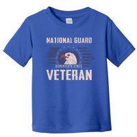 Us National Guard Veteran Eagle Usa Flag Veterans Day Funny Gift Toddler T-Shirt