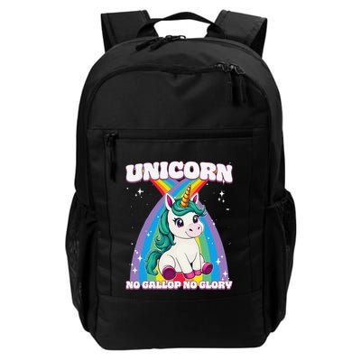 Unicorn No Gallop No Glory Unicorn .Png Backpack