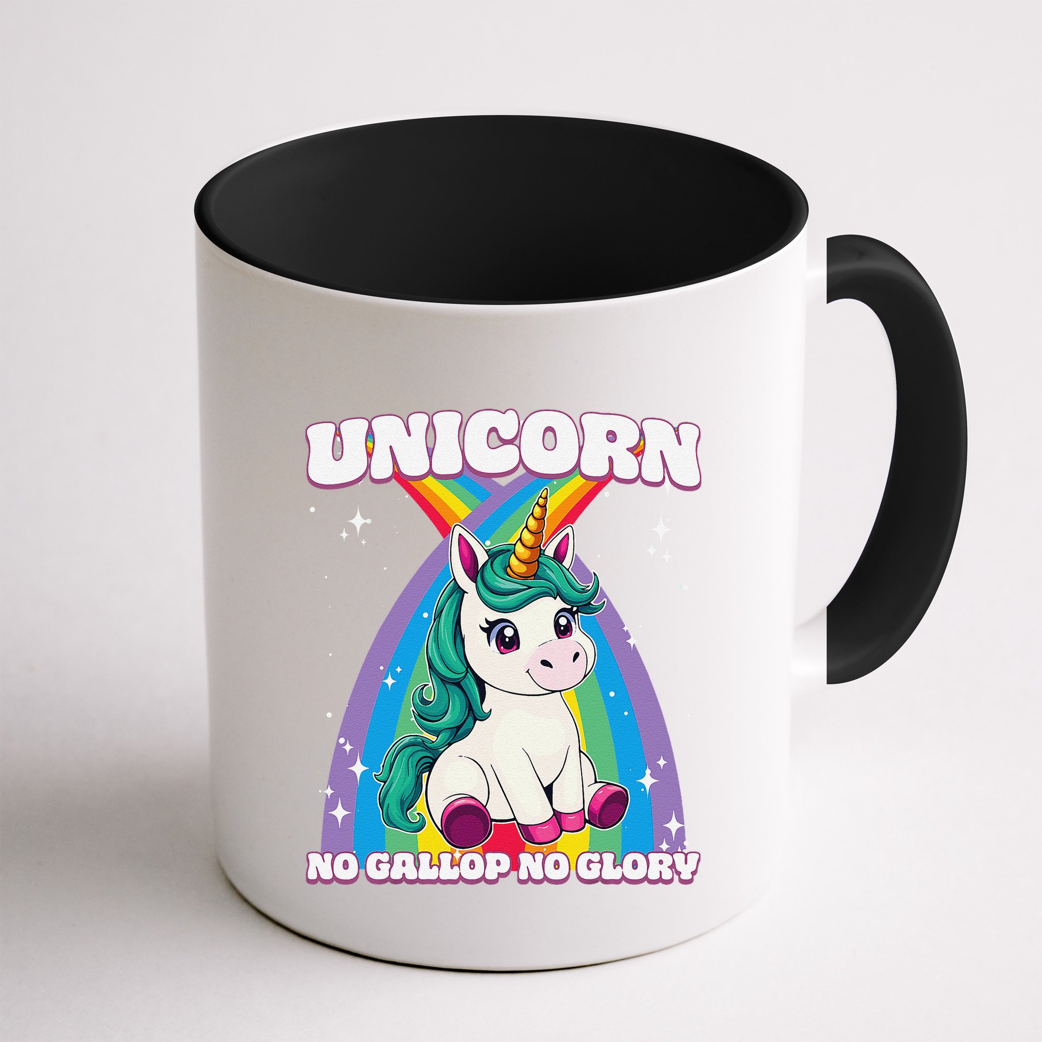 Unicorn No Gallop No Glory Unicorn .Png Mug