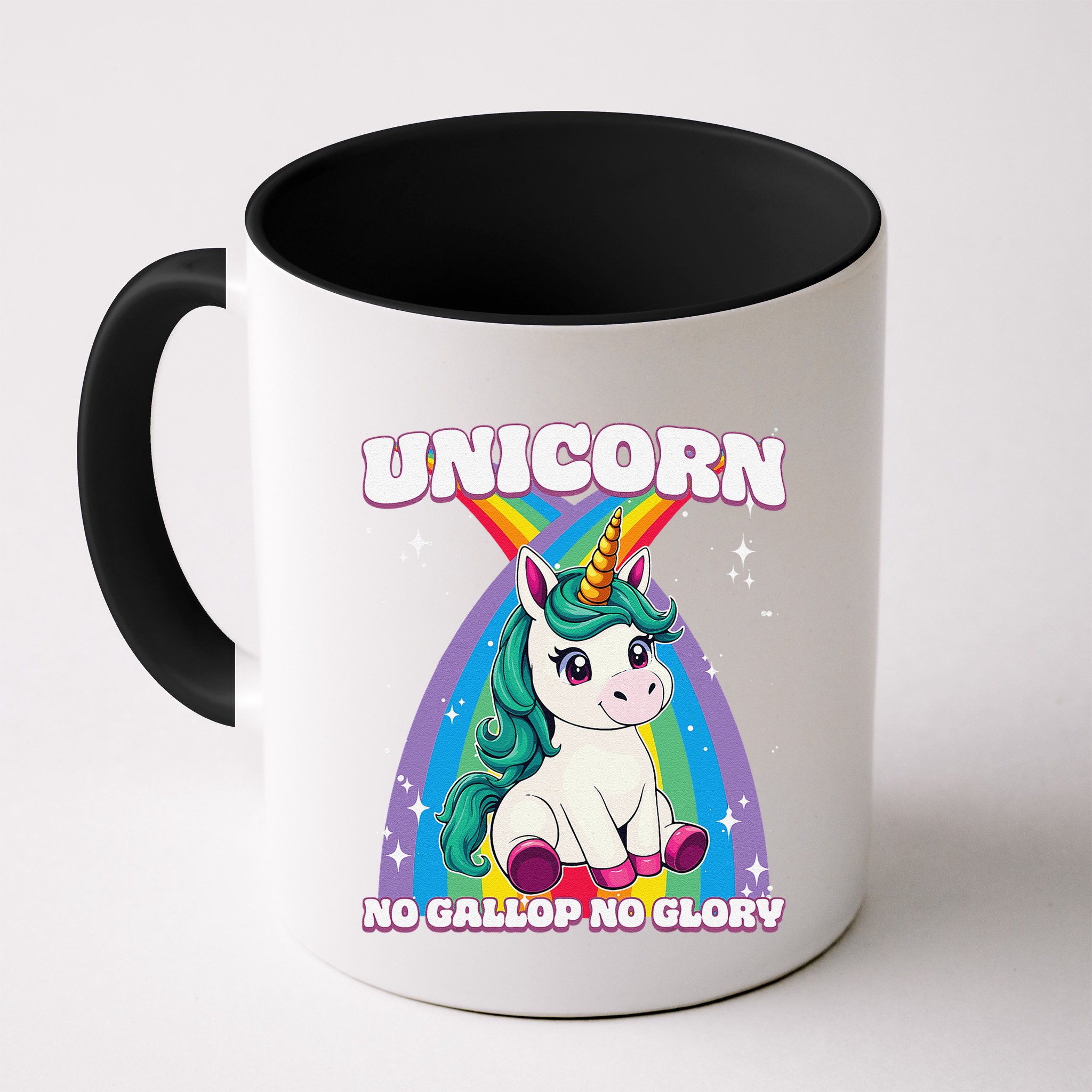 Unicorn No Gallop No Glory Unicorn .Png Mug