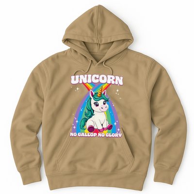 Unicorn No Gallop No Glory Unicorn .Png Hoodie