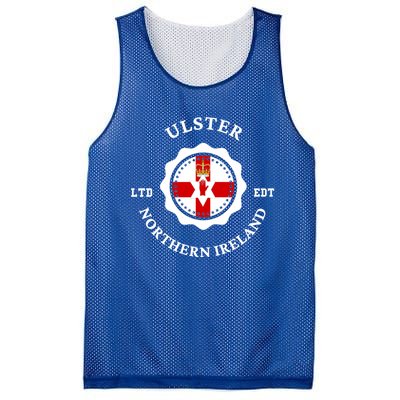 ULSTER Northern Ireland Flag Badge UK Vintage Mesh Reversible Basketball Jersey Tank