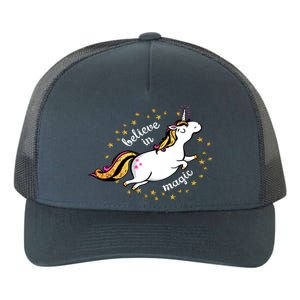 Unicorn Believe In Magic Yupoong Adult 5-Panel Trucker Hat