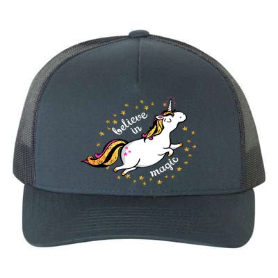 Unicorn Believe In Magic Yupoong Adult 5-Panel Trucker Hat