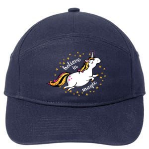 Unicorn Believe In Magic 7-Panel Snapback Hat