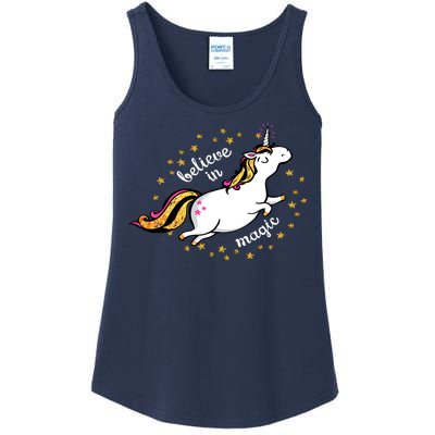 Unicorn Believe In Magic Ladies Essential Tank