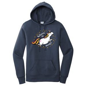 Unicorn Believe In Magic Women's Pullover Hoodie