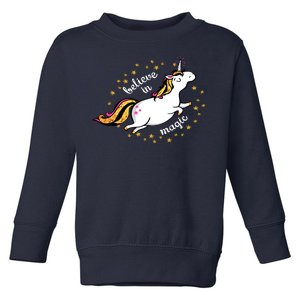 Unicorn Believe In Magic Toddler Sweatshirt