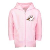 Unicorn Believe In Magic Toddler Zip Fleece Hoodie