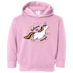 Unicorn Believe In Magic Toddler Hoodie