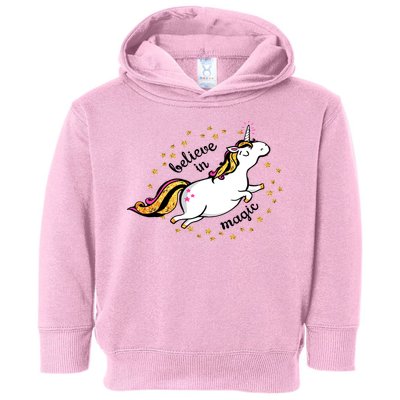 Unicorn Believe In Magic Toddler Hoodie