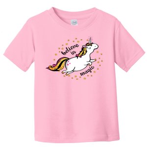 Unicorn Believe In Magic Toddler T-Shirt