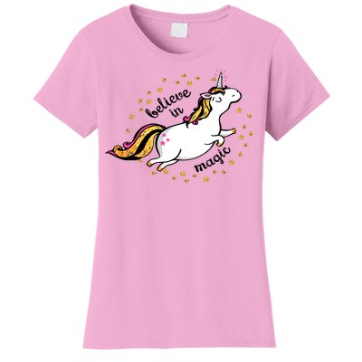 Unicorn Believe In Magic Women's T-Shirt