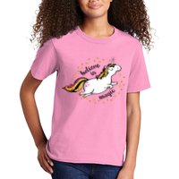 Unicorn Believe In Magic Kids T-Shirt