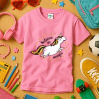 Unicorn Believe In Magic Kids T-Shirt