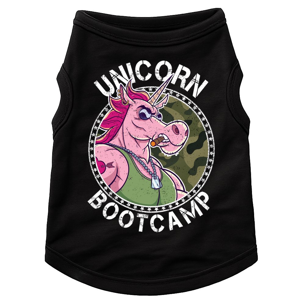 Unicorn Boot Camp Doggie Tank