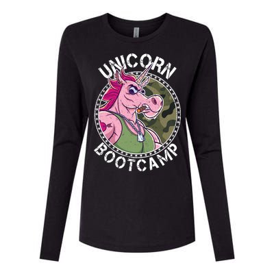 Unicorn Boot Camp Womens Cotton Relaxed Long Sleeve T-Shirt