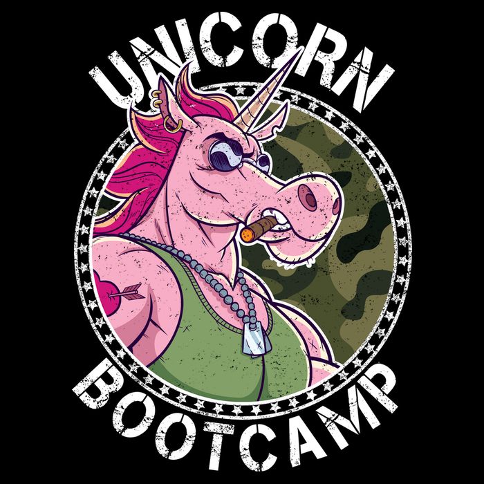 Unicorn Boot Camp 7-Panel Snapback Hat