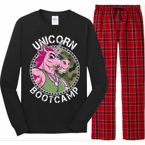 Unicorn Boot Camp Long Sleeve Pajama Set