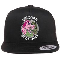 Unicorn Boot Camp Flat Bill Trucker Hat