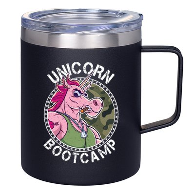 Unicorn Boot Camp 12oz Stainless Steel Coffee Mug