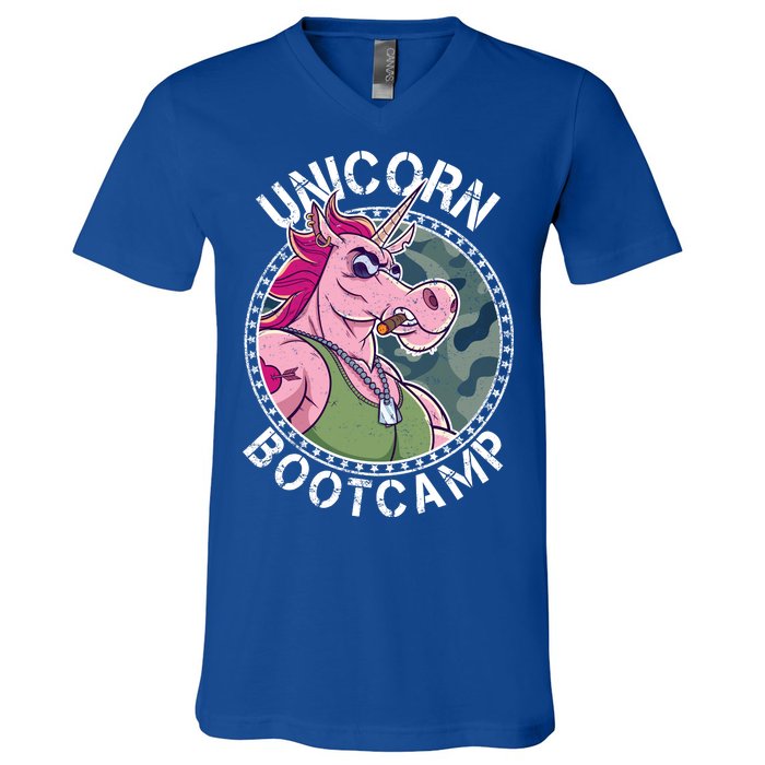 Unicorn Boot Camp V-Neck T-Shirt