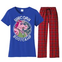 Unicorn Boot Camp Women's Flannel Pajama Set