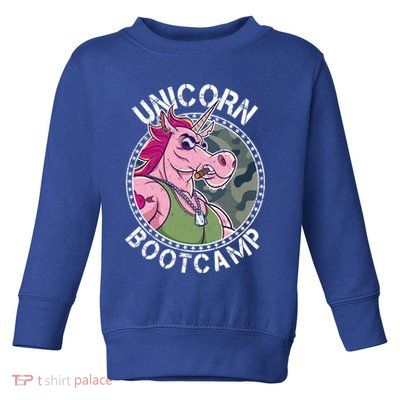 Unicorn Boot Camp Toddler Sweatshirt