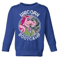 Unicorn Boot Camp Toddler Sweatshirt