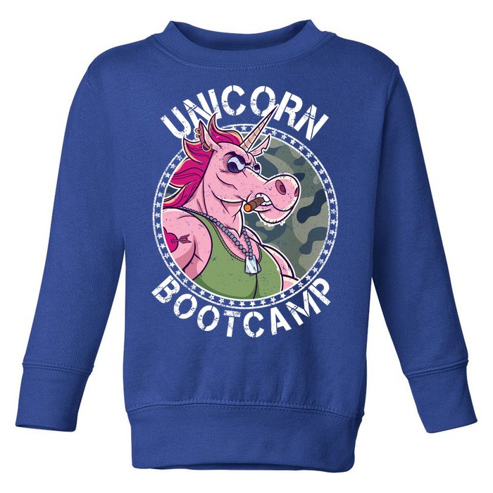 Unicorn Boot Camp Toddler Sweatshirt