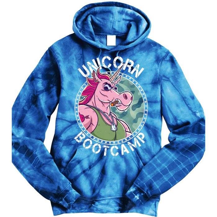 Unicorn Boot Camp Tie Dye Hoodie